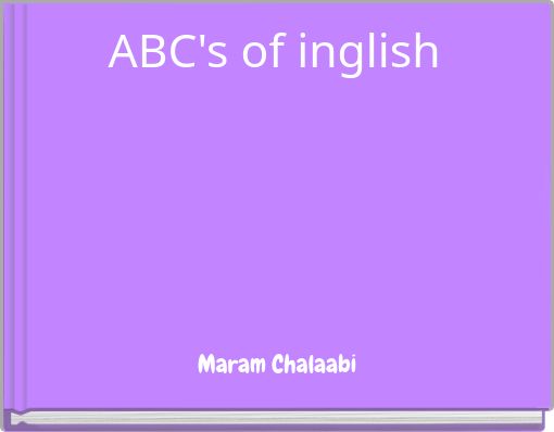ABC's of inglish