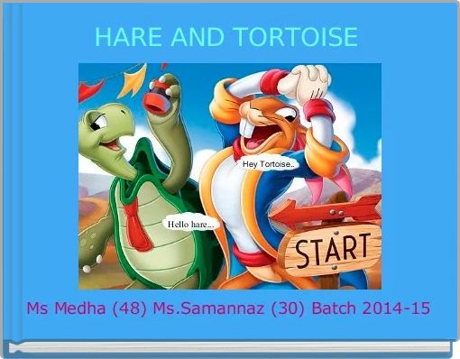 Front cover of 'HARE AND TORTOISE ' 