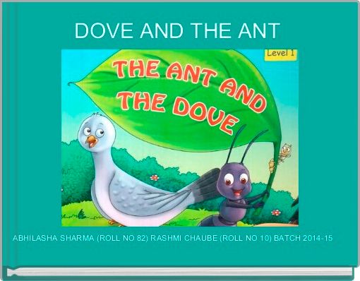 Book Cover for: DOVE AND THE ANT 