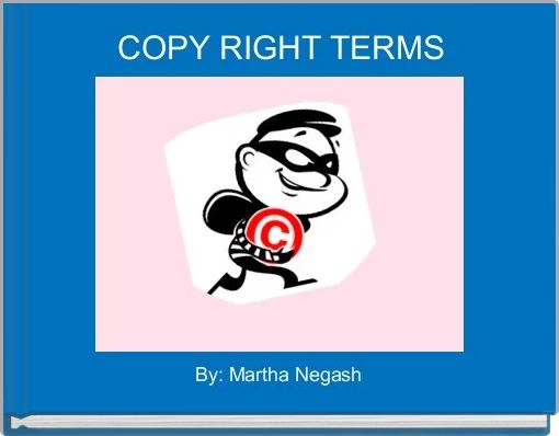 Front cover of 'COPY RIGHT TERMS' 