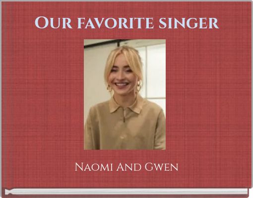 Front cover of 'Our favorite singer' 