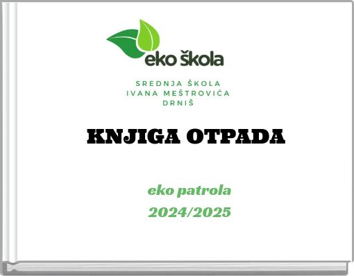 KNJIGA OTPADA eko patrola 2024/2025