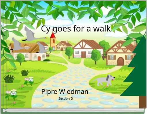 Cy goes for a walk
