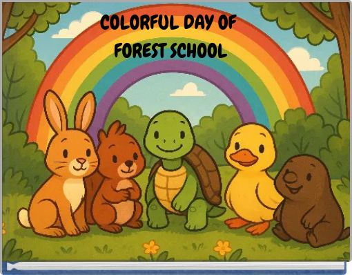 COLORFUL DAY OF FOREST SCHOOL