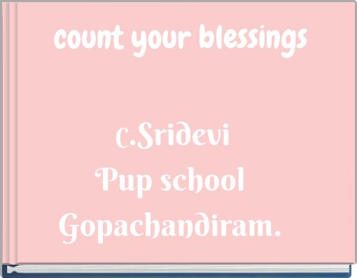 count your blessings
