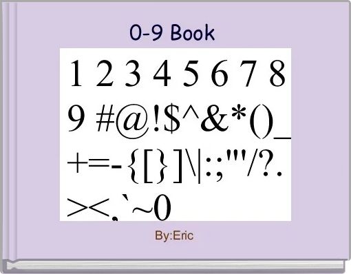 0-9 Book 