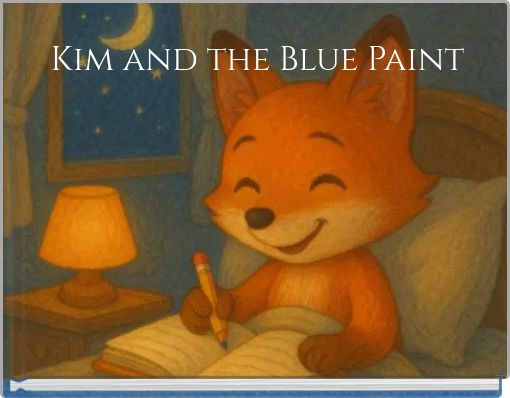 Kim and the Blue Paint