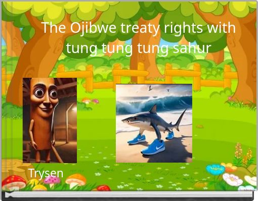 Book Cover for: The Ojibwe treaty rights with tung tung tung sahur