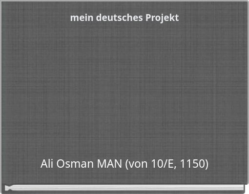 mein deutsches Projekt