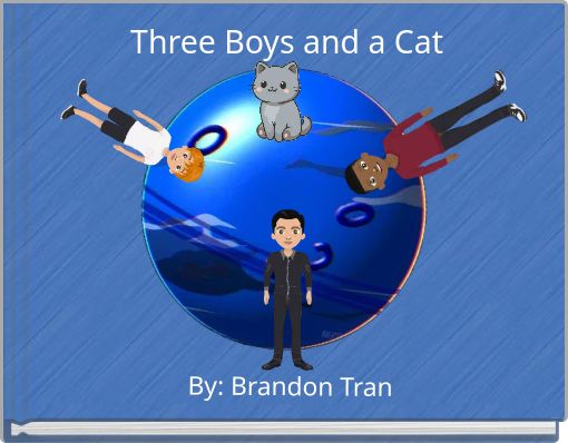 Book Cover for: Three Boys and a Cat
