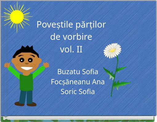 Front cover of 'Poveștile părților de vorbire vol. II' 