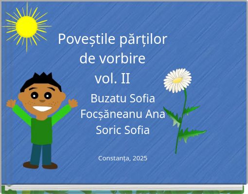 Front cover of 'Poveștile părților de vorbire vol. II' 