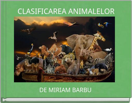 Front cover of 'CLASIFICAREA ANIMALELOR' 