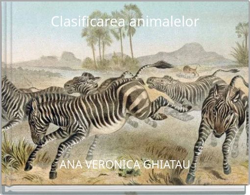 Front cover of 'Clasificarea animalelor' 