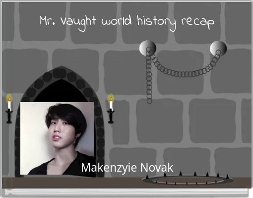 Front cover of 'Mr. Vaught world history recap' 