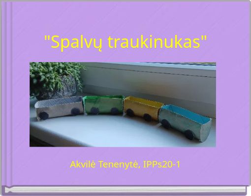 "Spalvų traukinukas"