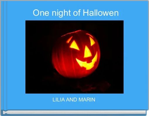 Front cover of ' One night of Hallowen' 