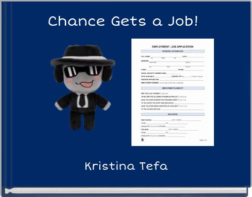 Front cover of 'Chance Gets a Job!' 