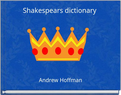 Shakespears dictionary