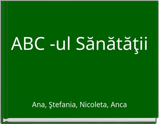 ABC -ul Sănătăţii
