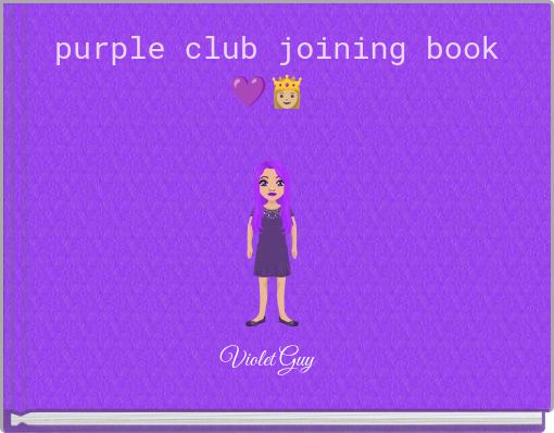 purple club joining book