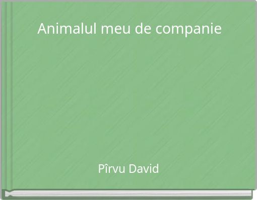 Animalul meu de companie