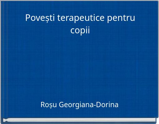 Povești terapeutice pentru copii