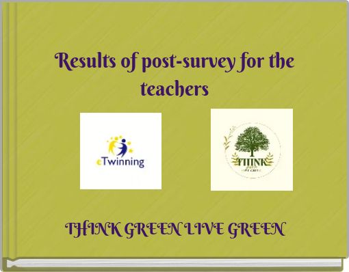 Results of post-survey for the teachers