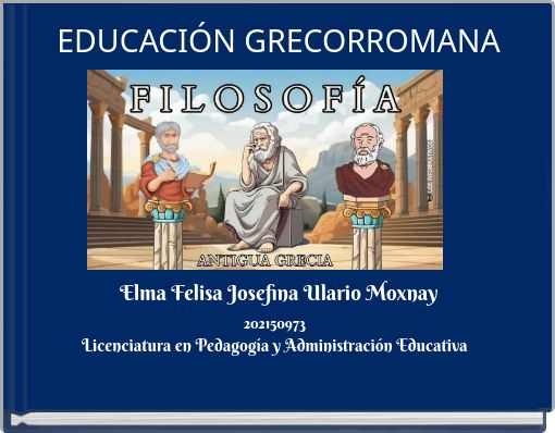 EDUCACI&Oacute;N GRECORROMANA