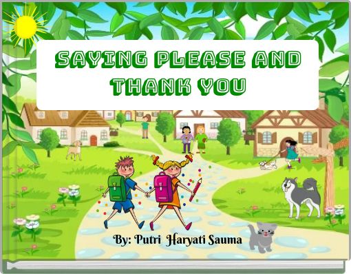 Front cover of 'SAYING PLEASE AND THANK YOU' 