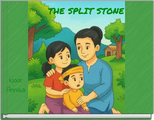Front cover of 'THE SPLIT STONE' 