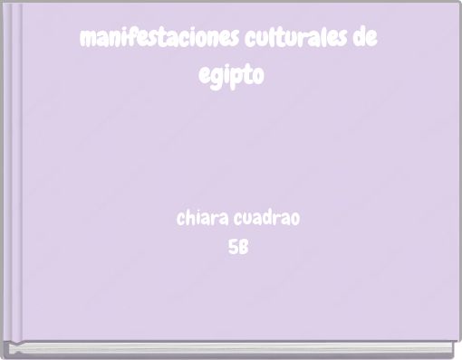 manifestaciones culturales de egipto