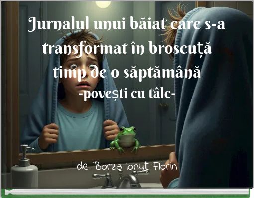 Jurnalul unui băiat care s-a transformat în broscuță timp de o săptămână -povești cu tâlc-