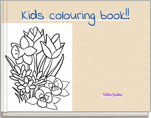 Kids colouring book!!