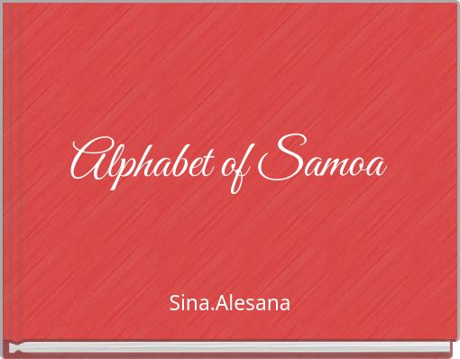 Alphabet of Samoa