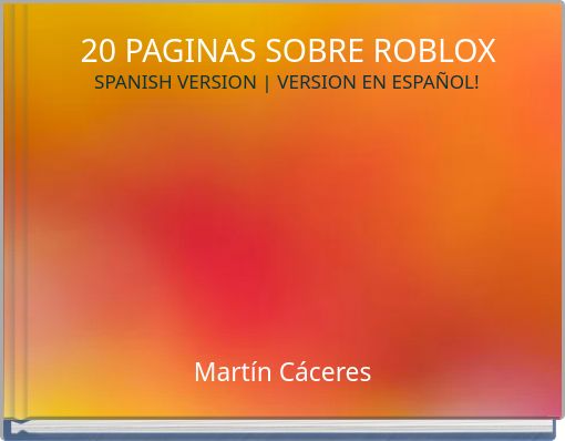 20 PAGINAS SOBRE ROBLOX