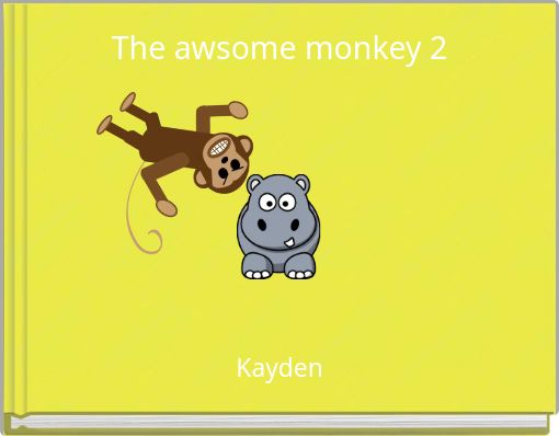 Front cover of 'The awsome monkey 2' 