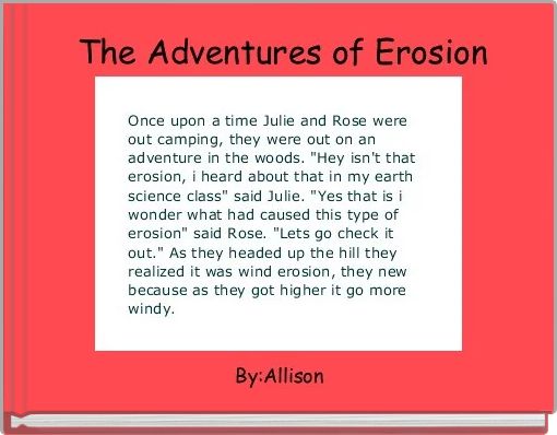  The Adventures of Erosion