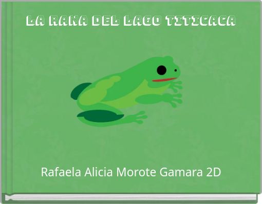 La rana del lago titicaca