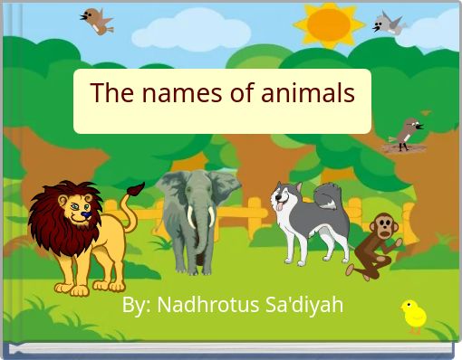 The names of animals