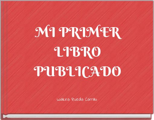 MI PRIMER LIBRO PUBLICADO