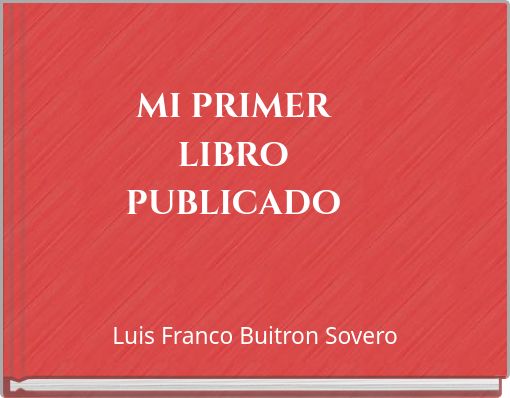 MI PRIMER LIBRO PUBLICADO