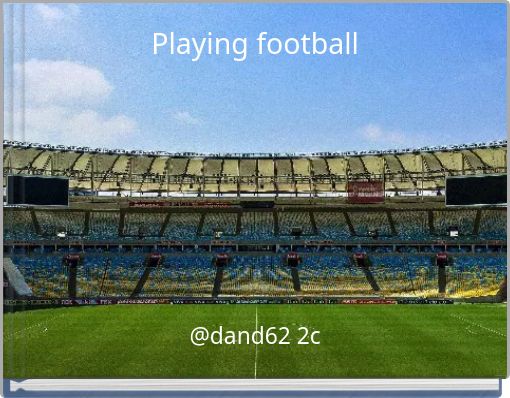 Playing football