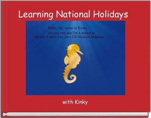 Learning National Holidays 