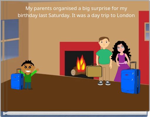 My parents organised a big surprise for my birthday last Saturday. It was a day trip to London