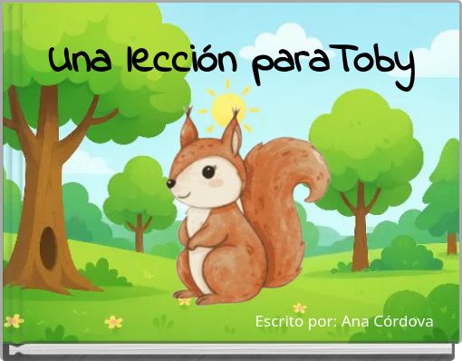 Front cover of 'Una lección paraToby' 