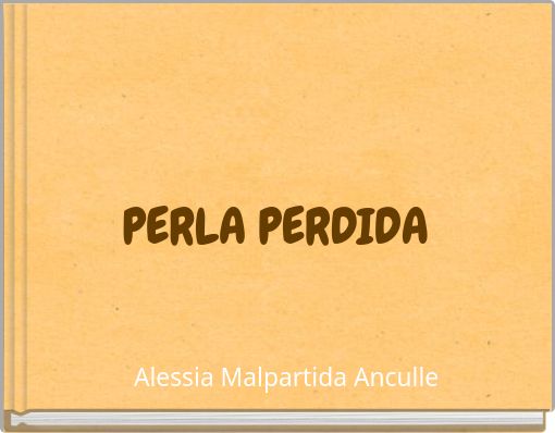 Front cover of 'PERLA PERDIDA' 
