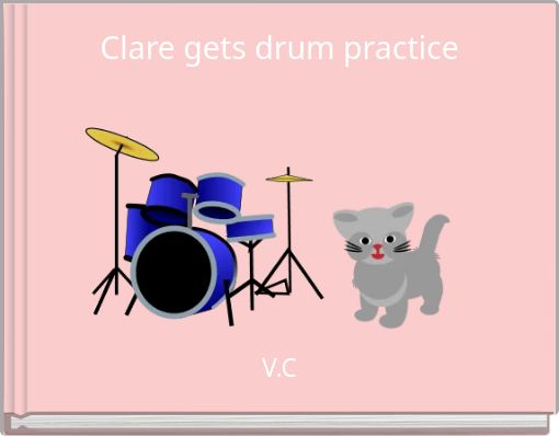 Clare gets drum practice