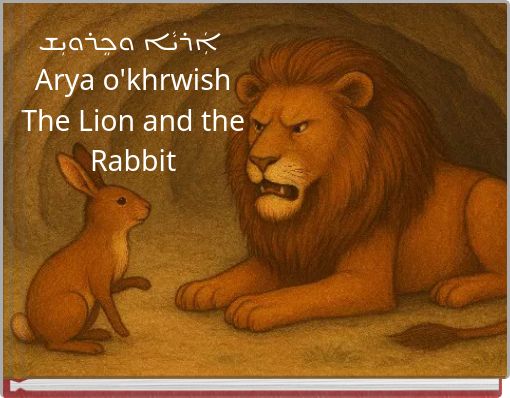 ܐܲܪܝܵܐ ܘܟܸܪܘܝܼܫ Arya o'khrwish The Lion and the Rabbit