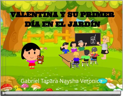 Front cover of 'VALENTINA Y SU PRIMER DÍA EN EL JARDÍN' 